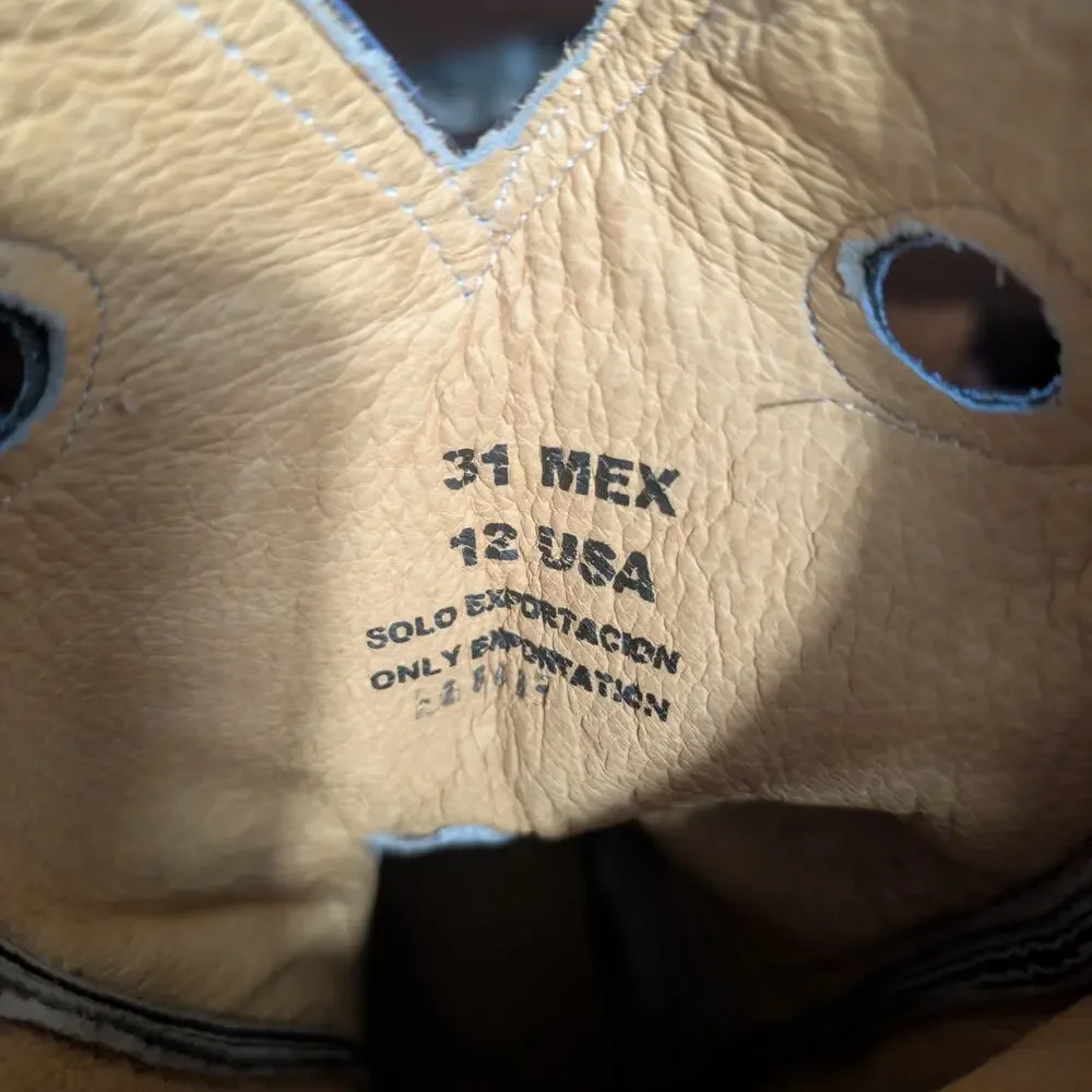 La Sierra Men's Cowboy boots Brown Suede Size 12 EXCELLENT